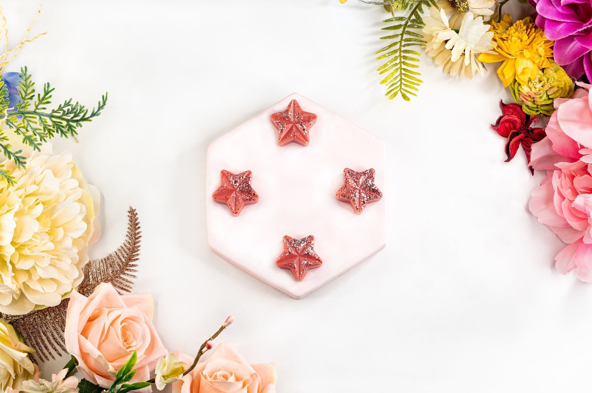 Damsom Plum Rose and Patchouli Stars - Alchemy and Rose